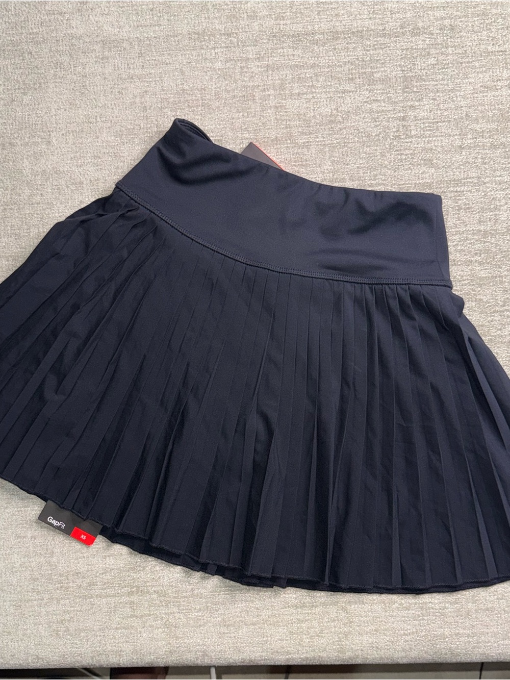 GapFit Pleated Tennis/Active Skort – Black – Size XS – NWT